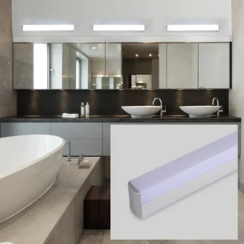 Šiuolaikinių led veidrodėlio lemputė 12W 16W 22W vandeniui sienos lempa, šviestuvas, Akrilo sienos montuojamas vonios kambario apšvietimas