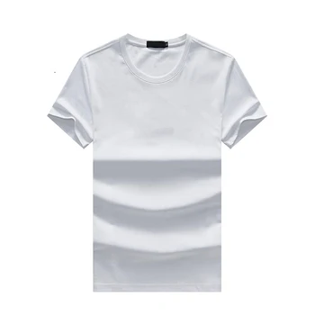 209 nauja Europa Dydžio vientisos spalvos Medvilnės T Shirt Mens Juoda Balta marškinėliai 2019 m. Vasaros nemokamas pristatymas