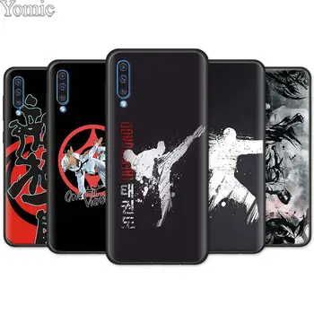 Oyama Kyokushin Karate Black Soft Case for Samsung Galaxy M11 M20 M21 M31 M40 M51 A50 A70 A40 A10 A20 A30s Silikono Atveju Padengti