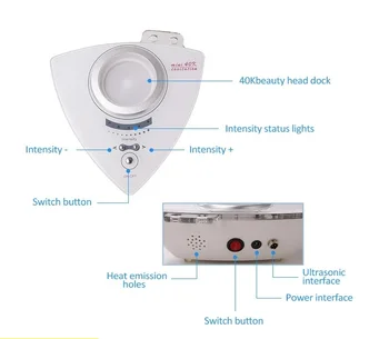 Namuose naudoti mini 40k ultragarso kavitacijos galvos lieknėjimo mašina