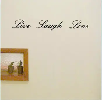 Live Laugh Love Siena Lipdukas Nuimamas Citata Dekoro Vinilo Žodžiai Decal Home Art