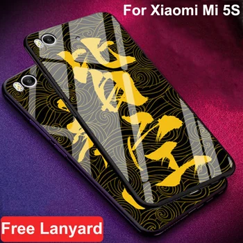 Prabanga Grūdintas Stiklas Atveju Xiaomi Mi 5S Atveju Minkšto Silikono Rėmo Hard Cover 5.15