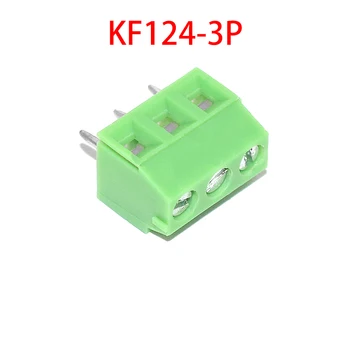 10vnt/daug NAUJOS Originalios 3.81 mm žingsnio terminalo KF124-2P 3PIN splicable jungtis jungtis KF128L KF124