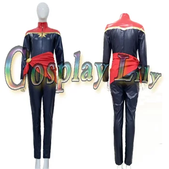 Kapitonas Karolis Danvers cosplay kostiumų kapitonas cosplay kostiumai, apranga Karolis Danvers jumpsuit