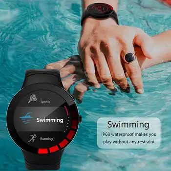 Bakeey E3 Širdies ritmas, Kraujo Spaudimas O2 Stebėti Smart Žiūrėti IP68 Vandeniui Oras Ekranas Bluetooth Ryškumo Kontrolės Tinkamumas
