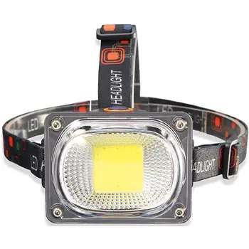 Mini COB LED Žibintai 3 Režimais, atsparus Vandeniui Žibintai, Galvos Lauko Kempingas Fakelas Žibintuvėlis Lanterna Naktį Žvejybos P5B5