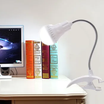 Knyga Naktį Šviesos Pakurti USB LED Lanksti Mažas Sulankstomas USB Stalo Lempos LED Akių Apsauga Clip-On Šviesos Balta Foldabale Knygos Lempos
