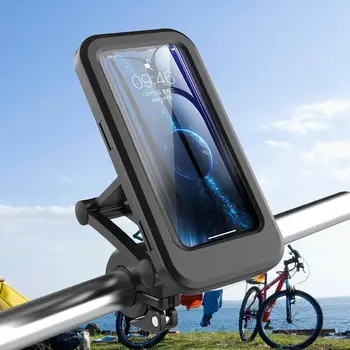Universalus motociklų ir dviračių vandeniui mobiliojo telefono laikiklis su magnetine siurbimo ištraukiama reguliavimas multi-function