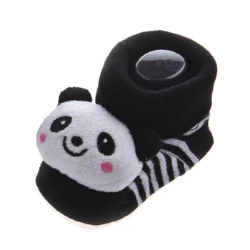 Panda - Neišvengiamai Mielas Kūdikis, Berniukas, Mergaitė 3D Bootie Kojinių Stabdžių / Ne Slydimo 0-12 mėnesių