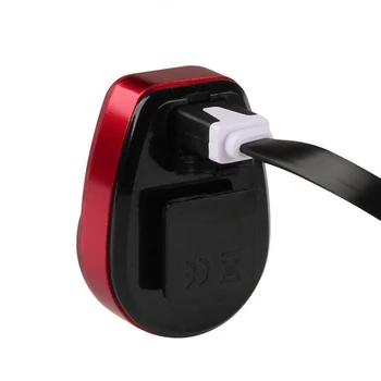 150 Liumenų USB Įkrovimo Vandeniui LED Ciklo Žibintas Galinis Spalvinga Raudoną Dviratį Uodegos Šviesos SAL99