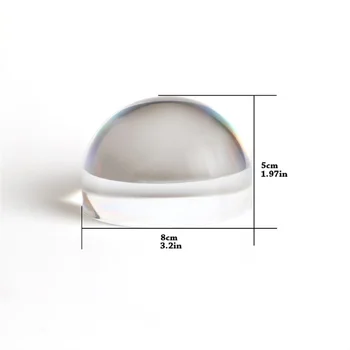 BIJIA Akrilo 80 Susikaupti Didinamojo Stiklo dulkių pavidalo Optinis Objektyvas Skaityti didinamasis stiklas