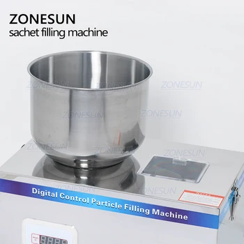 ZONESUN 1-200g Automatinė kiekybiniai pripildymo mašina, Granulių, grūdų soros arbatos Sveria multi-funkcija pripildymo mašina