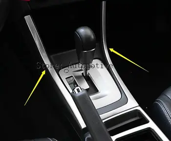 Plieno Pavarų Perjungimo Langelį Rėmo Apdaila Padengti 1pcs Už Subaru XV Crosstrek 2012-2017