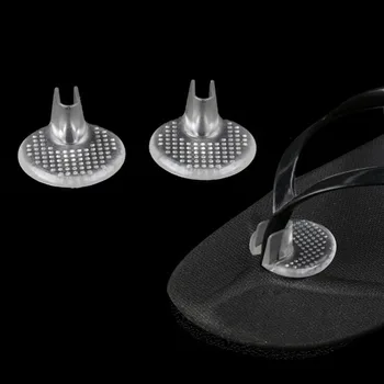 1 Pora Skaidrus Silikono Gelis, Batų Įdėklai batų padas Pagalvėlė Flip flop Tne Sandalai Separatorius Masažas Vidpadis
