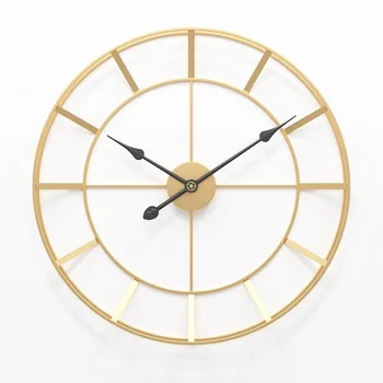 50/60cm Didelis Metalinis Sieninis Laikrodis Silent Sienos Žiūrėti Modernus Dizainas, Laikrodžiai, Namų Dekoro ir Biuro Geriausia Dovana