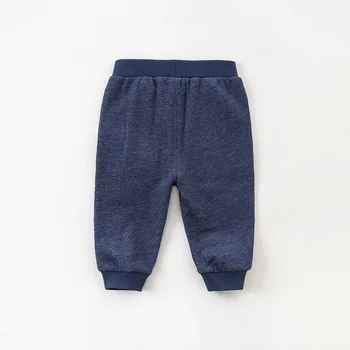 DBA16211-3 dave bella pavasario kūdikių berniukų mados kietas kišenių kelnės vaikams, visas ilgis vaikai kelnės kūdikiams, vaikiška kelnės