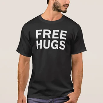 Vyrai T Marškinėliai Mados 2018 Marškinėliai Topai Free Hugs Marškinėliai Vyrams, Atsitiktinis Pagrindinis Medvilnės marškinėliai Plius Dydis Dovana Vaikinui, XS-3XL