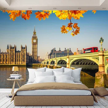 3D Foto Tapetai Big Ben Anglija, sienos popieriaus, holas, virtuvės, miegamojo, vaikų, foto tapetai padidinti erdvę