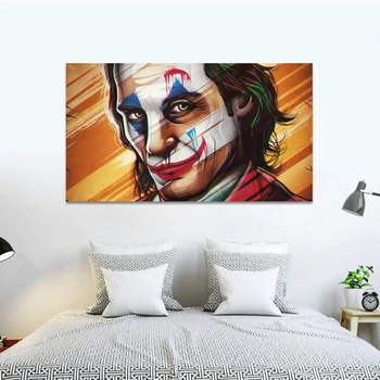 Filmo Joker Portretas Plakato spauda Sienos Menas Drobė Abstrakti Tapyba Phoenix Nuotrauka už Kambarį Namo Sienų Apdaila