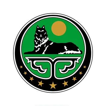 Kūrybos Automobilių Lipdukas Čečėnijos Respublikos Ičkerijos herbas Priedai Vinilo, PVC, 14cm*14cm Motociklo ir Automobilio Lipdukas Stilius