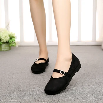 Cresfimix moterų mados pavasario & vasaros šokių butas batai lacy retro juoda drobė batai zapatos de mujer moterų laisvalaikio bateliai