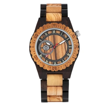 Ratu Geometrijos Dial Mediniai Žiūrėti vyriški Laikrodžiai Gamtos Visą Sumedėjusių Bangle Vyrų Laikrodis Kvarcinis Laikrodis Reloj de madera 2020 NAUJAS