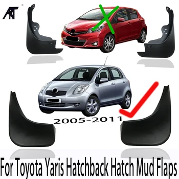 Purvo Atvartais Toyota Yaris Sedanas Liukas 2005-2011 Vitz Daihatsu Šarada Mudflaps Splash Apsaugai Purvasargių 2006 M. 2007 M. 2008 M. 2010 M.