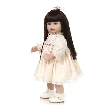 50cm mergina atgimsta kūdikių lėlės mados silikono vinilo kūdikių lėlės dovana aukštos kokybės princesė lėlės bebe gyvas atgimsta bonecas