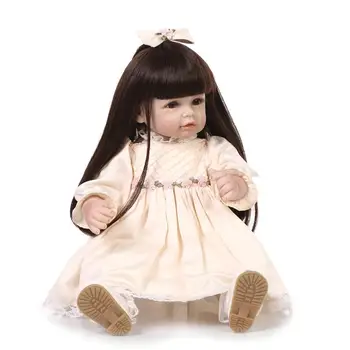 50cm mergina atgimsta kūdikių lėlės mados silikono vinilo kūdikių lėlės dovana aukštos kokybės princesė lėlės bebe gyvas atgimsta bonecas