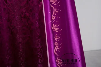Custom-Made Princesė Rapunzel Ilgai Violetinė Cosplay Kostiumas Suknelė Moterims Mergina Helovinas Šalis, Pagaminti Pagal Užsakymą,