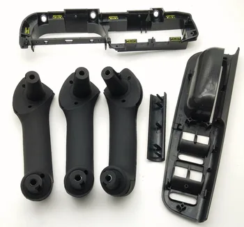 SKTOO 6pcs juoda VW Jetta Bora Golf 4 vidinės durų rankenos / rankena vidus / vidus arm / rankena