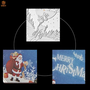 2018 Linksmų Kalėdų Pasisekė Santa Claus Sidabro Padengtą Animacinių filmų Kalėdų Monetų Surinkimo Kalėdų Dovanos, Namų Puošybai Amatų