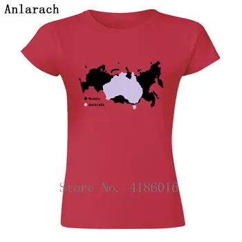 La Maxpa Kostiumas Naujas Moterų Marškinėliai Rusija Vs Australija T-Shirt Vasaros Stiliaus Modelis Tee Marškinėliai Dideli Dydžiai Aukščiausios Kokybės