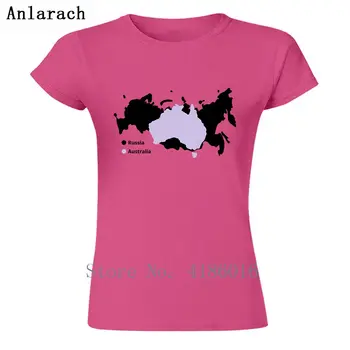 La Maxpa Kostiumas Naujas Moterų Marškinėliai Rusija Vs Australija T-Shirt Vasaros Stiliaus Modelis Tee Marškinėliai Dideli Dydžiai Aukščiausios Kokybės