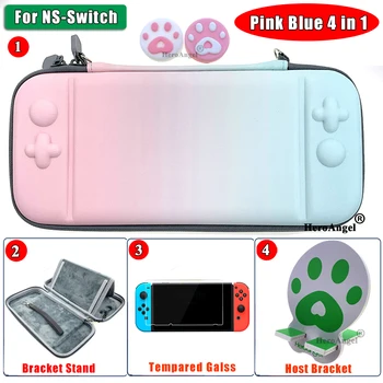 Naujas Mielas Spalvingas Saugojimo Krepšys Nintendo Jungiklis Kawaii Kelionės Nešioti Apsauginius Atveju Nintend Jungiklis Žaidimų Konsolės Lange Shell