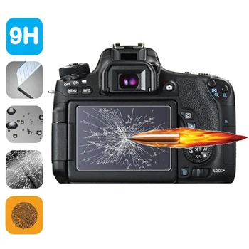 2VNT Originalus 9H Kamera Grūdintas Stiklas LCD Screen Protector For Nikon D5100 D5200 D5300 D5500 D5600 Kamera Raštas Filmas