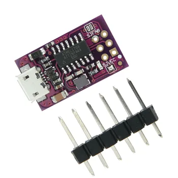 5V Micro USB Maža AVR ISP ATtiny44 USBTinyISP Programuotojas Suderinama Usbtinyisp Už Arduino IDE įkrovos tvarkyklės konfigūravimas