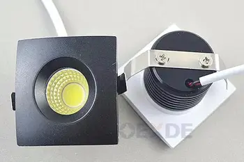 Nemokamas pristatymas 10vnt Pritemdomi Mini LED 5W COB Downlight AC85-265V Papuošalai lempos spinta led lubų + led vairuotojo CE/ROHS