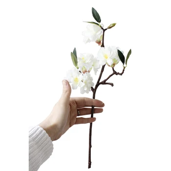 Dirbtinis Netikrą Cherry Blossom Šilko Gėlių Nuotakos Hydrangea Namų Dekoro 2018 Aukštos Kokybės Namų Dekoro