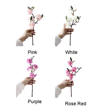 Dirbtinis Netikrą Cherry Blossom Šilko Gėlių Nuotakos Hydrangea Namų Dekoro 2018 Aukštos Kokybės Namų Dekoro