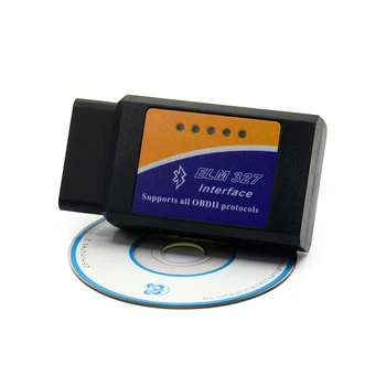 Nauja juoda V2.1 ELM327 Bluetooth ELM 327 OBDII Diagnostikos Sąsaja OBD2 Auto Automobilių Diagnostikos Skaitytuvas 