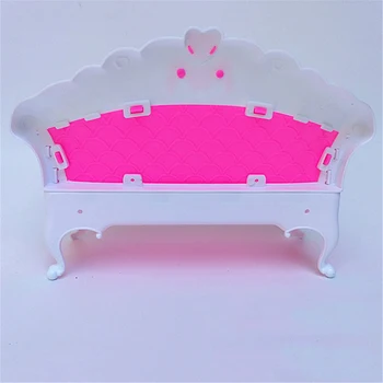 (lėlės nėra įtrauktas)Supamoji Kėdė, Sofa Priedai Plastikinių Baldų komplektus Už Doll House Dekoro
