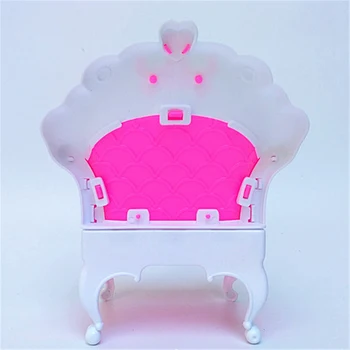 (lėlės nėra įtrauktas)Supamoji Kėdė, Sofa Priedai Plastikinių Baldų komplektus Už Doll House Dekoro
