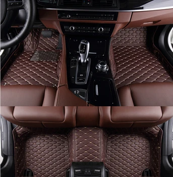 Aukštos kokybės! Custom specialių grindų kilimėliai Mercedes Benz GLC 200 260 300 2019 ne slydimo, Lengva valyti automobilį kilimai,Nemokamas pristatymas