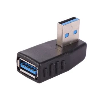 USB 3.0 Konverteris USB 3.0 Adapteris Kabelio ilgintuvas Vyrų ir Moterų Išplėtimo Jungties, Aukštyn, Žemyn, Dešinėn, Kairėn Dizaino Nešiojamas KOMPIUTERIS