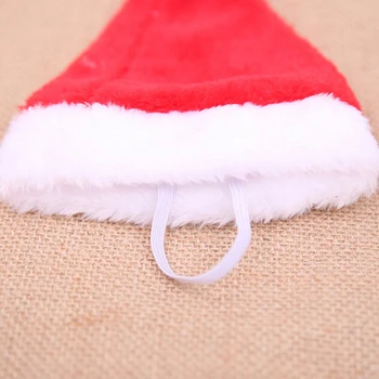 1PC Naminių Kačių ir Šunų Raudona Kalėdų Skrybėlę Santa Claus Šiltas Žiemos Skrybėlę Bžūp Kalėdos Augintiniai naujieji Metai gyvūnų Priežiūros Skrybėlę Didmeninės