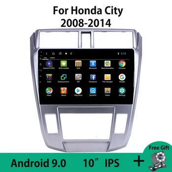 Android 9.0 Ne DVD 2Din Automobilio Radijo Multimedia Vaizdo Grotuvas Honda Miestas 2008-padalinto Ekrano Veidrodis Nuorodą Carplay SWC USB BT