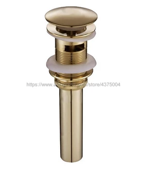 Aukso Žalvario Vonios baseino Pop Up Sifonas Vonios Kiaurasamtis Nutekėjimo Su Perpildymo Produktai/Priedai Nsd013