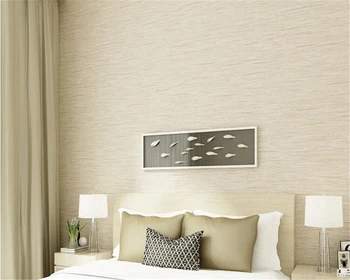 Beibehang papel de parede Modernus minimalistinio vientisos spalvos lino tapetai miegamajame tapetai viešbučio kambarį TV fono sienos