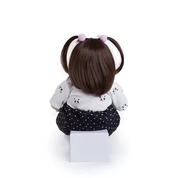18 Colių Lėlės Boneca Atgimsta Silikono Reborn Baby Lėlės Silikono Menina Kūdikių Lėlės Vaikams, Gimtadienis, Kalėdos, Dovanų Baby Doll Žaislas